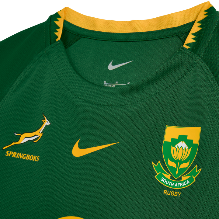 Maillot domicile Nike Springboks pour petits enfants, vert gorge