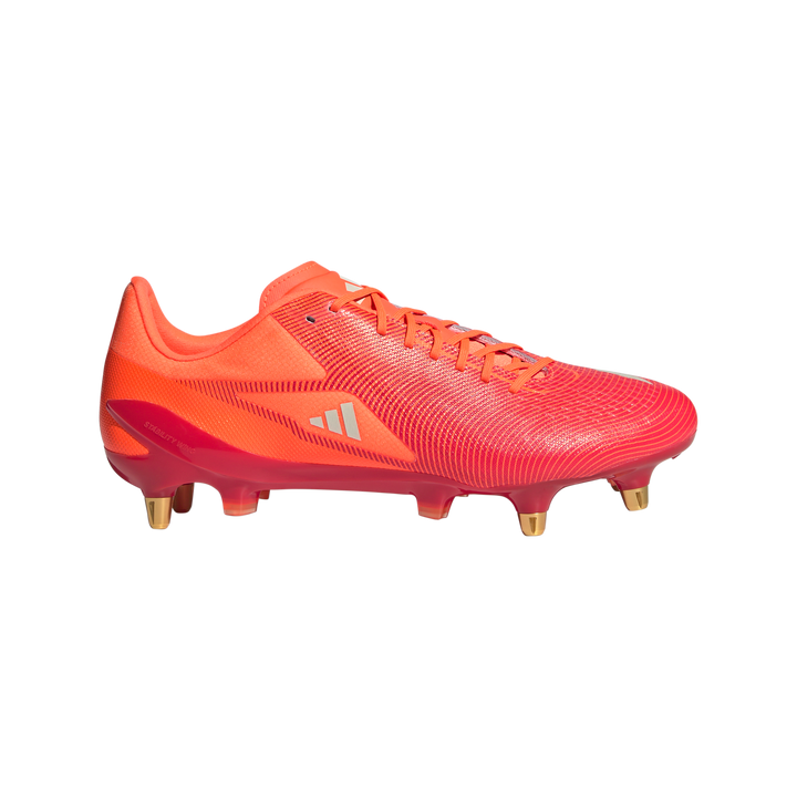 Adizero RS15 Pro SG Chaussures de Rugby Lucid Red