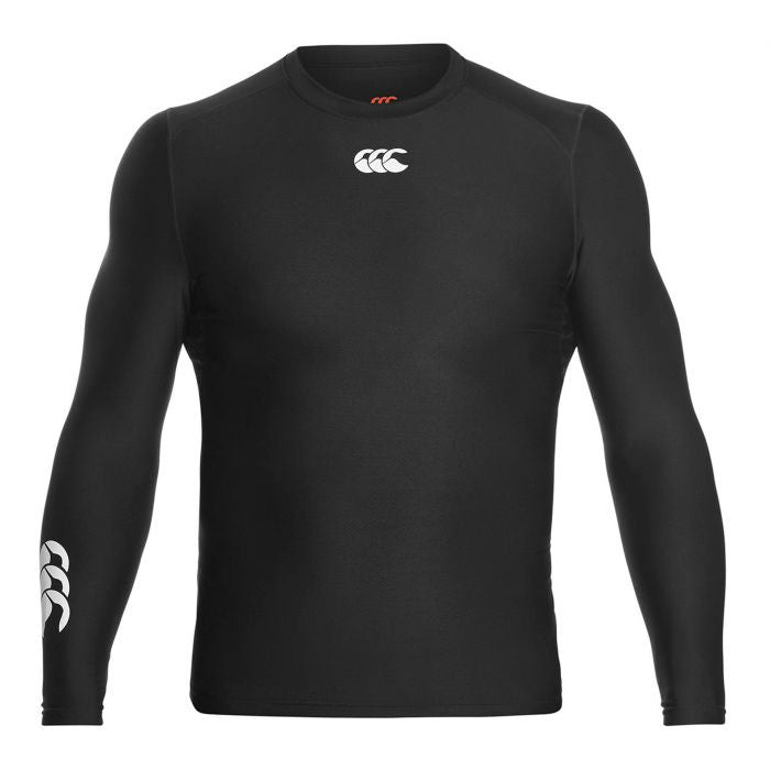 Couche de base à manches longues Canterbury Thermoreg noire