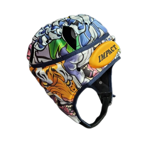 Casque Impact Rugby Comic Tiger