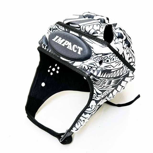 Impact Rugby Flower White Headguard
