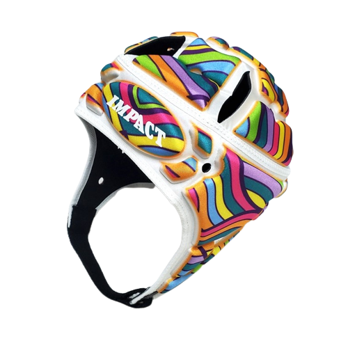 Casque de protection Impact Rugby Modern Rainbow