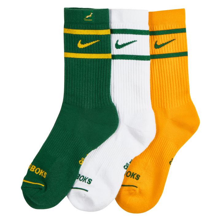 Nike Springboks Unisex Everyday Sokken 3-Pack
