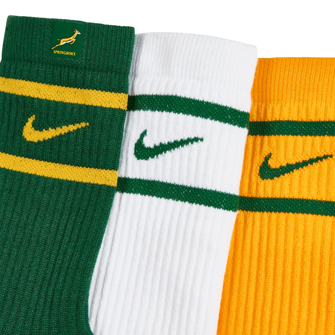 Nike Springboks Unisex Everyday Sokken 3-Pack