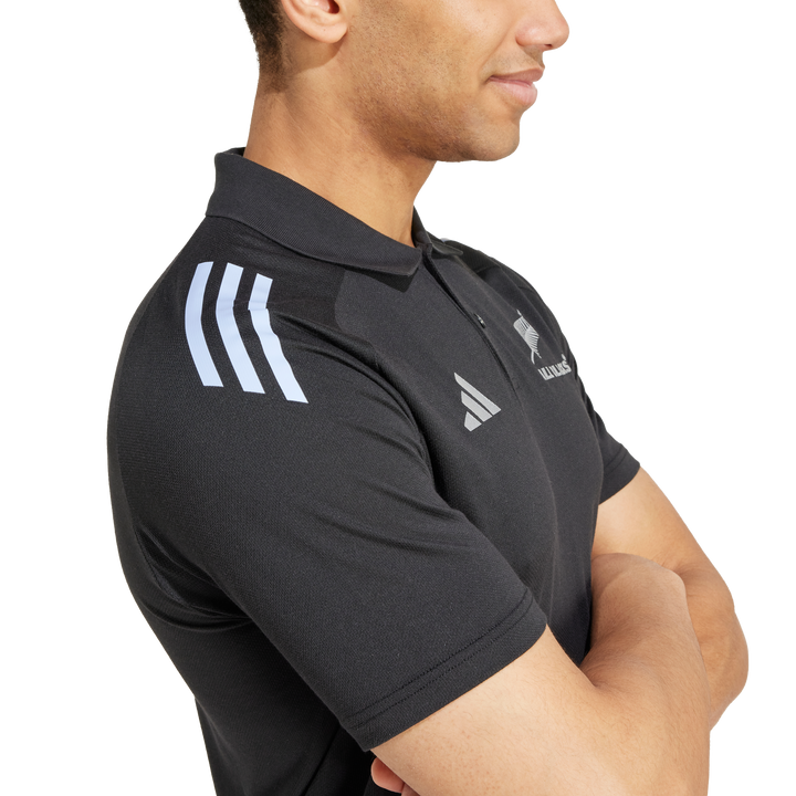 Polo Rugby All Blacks pour Hommes Blue Spark