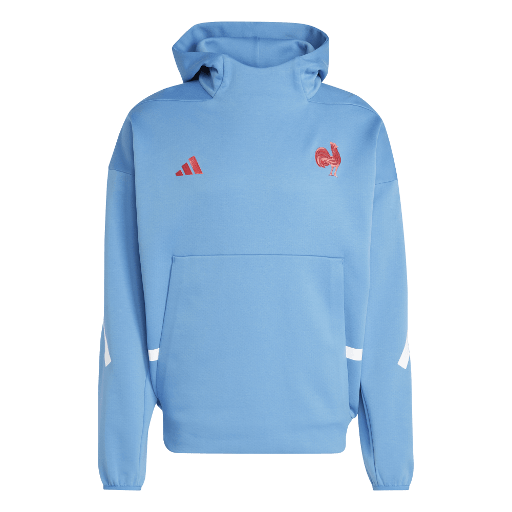 adidas France Sweat à Capuche de Voyage Homme