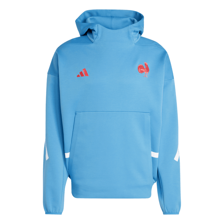 adidas France Sweat à Capuche de Voyage Homme