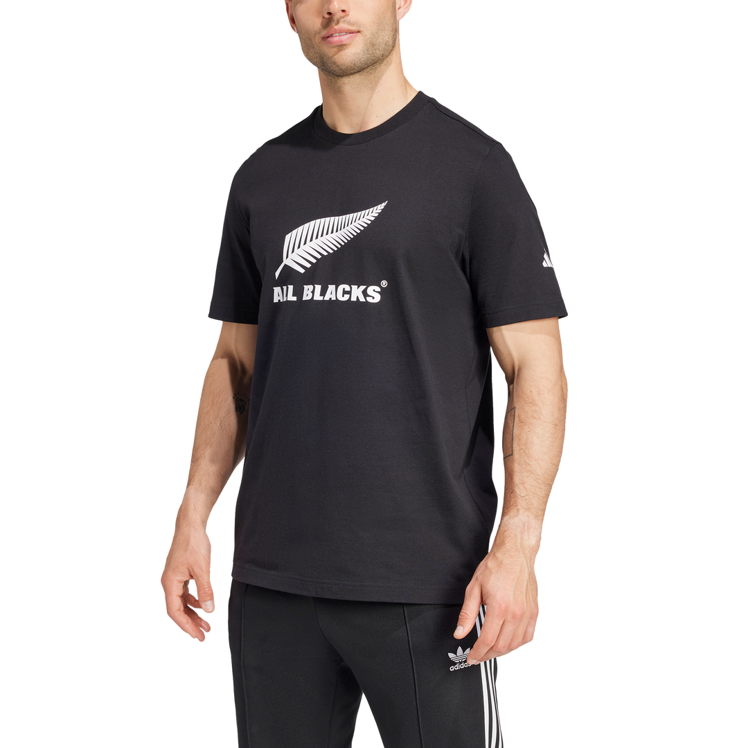 T-shirt adidas All Blacks avec logo pour homme, noir