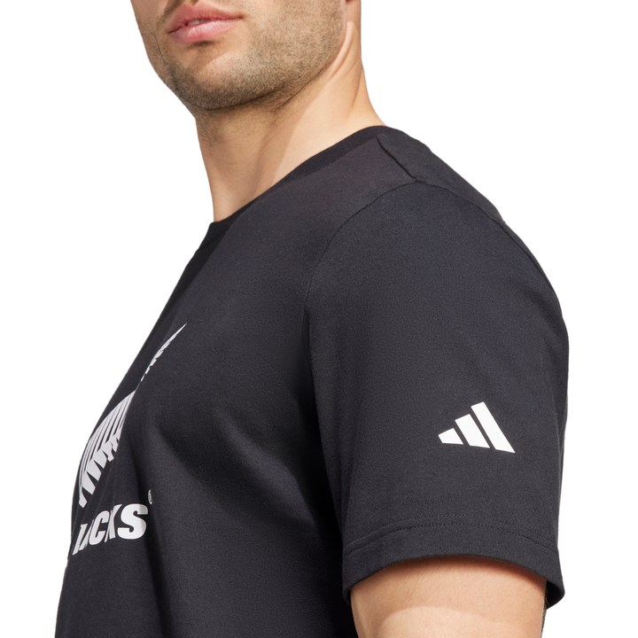 T-shirt adidas All Blacks avec logo pour homme, noir
