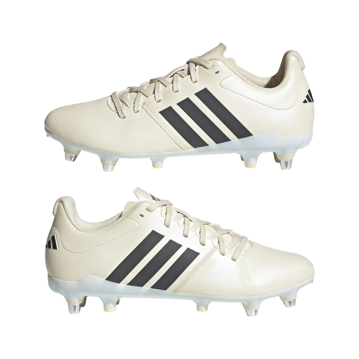 Chaussures de rugby adidas RS15 Rise W SG blanches