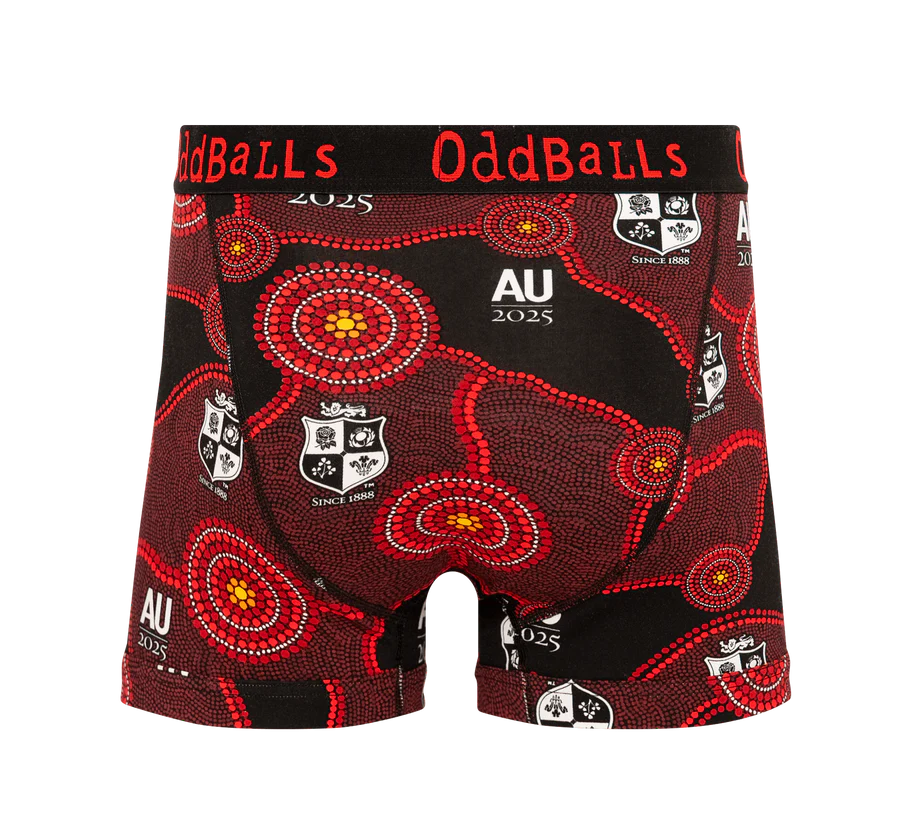 Oddballs Official British & Irish Lions Men's Boxer Shorts