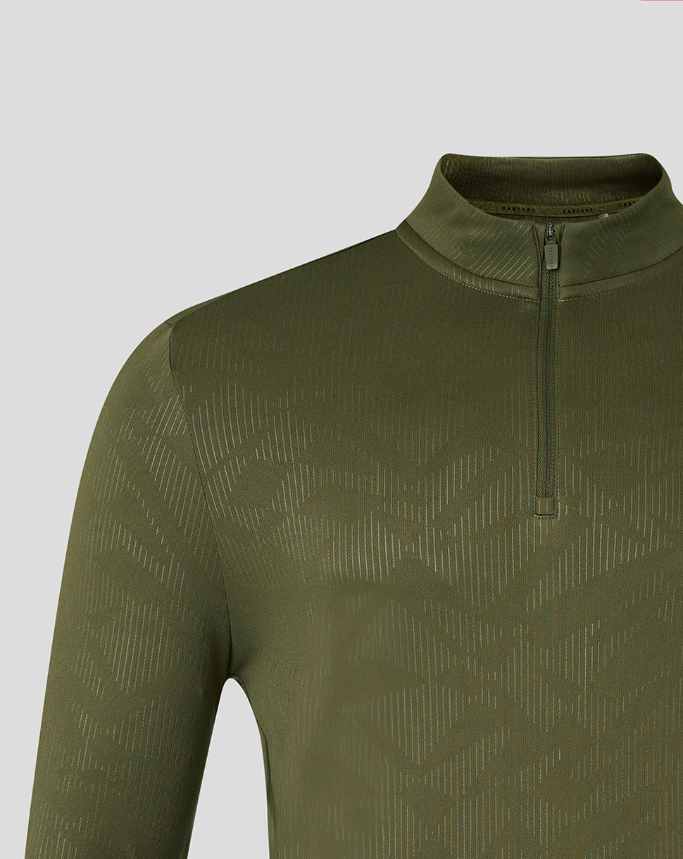 Castore Adapt All Over Print 1/4 Zip Long Sleeve Top Men