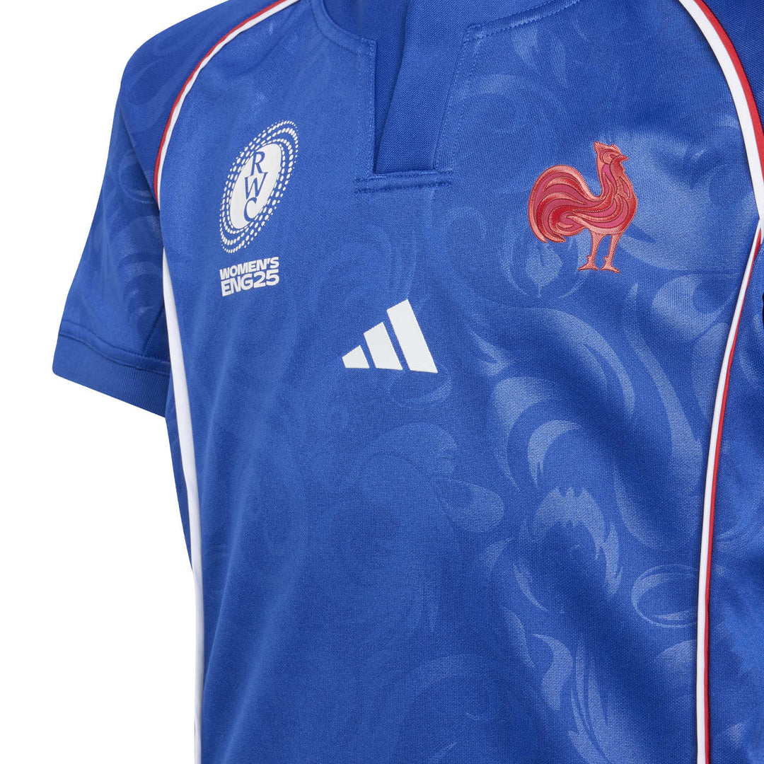 Maillot domicile adidas France Rugby Réplique Enfant WRWC