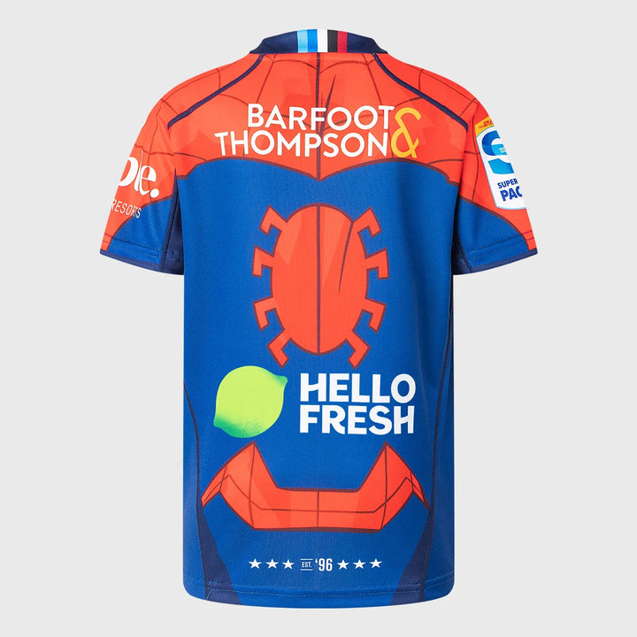 Maillot de rugby réplique Classic Blues Spider-Man pour enfants 