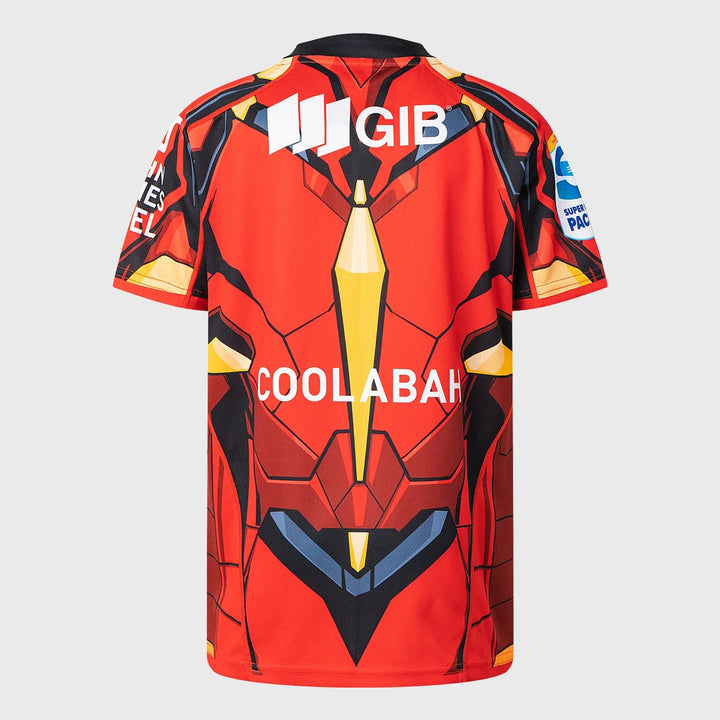 Maillot de rugby réplique classique Iron Man des Crusaders pour enfants