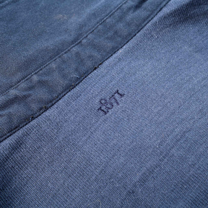 Maillot de rugby noir et bleu 1871 Pays-Bas 1930 – Col bleu marine 