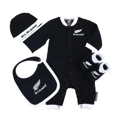 Coffret Cadeau All Blacks - Ensemble 4 pièces pour Bébé