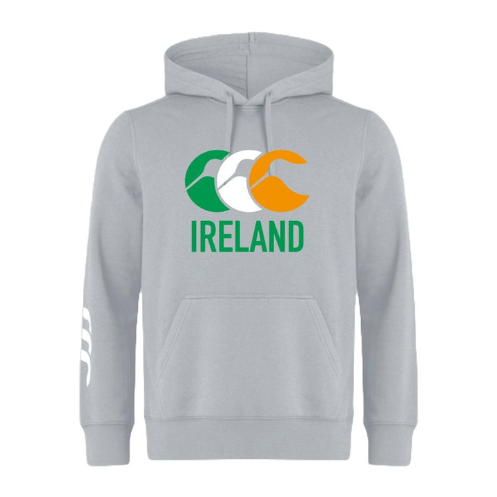 Felpa con cappuccio Canterbury Ireland grigia