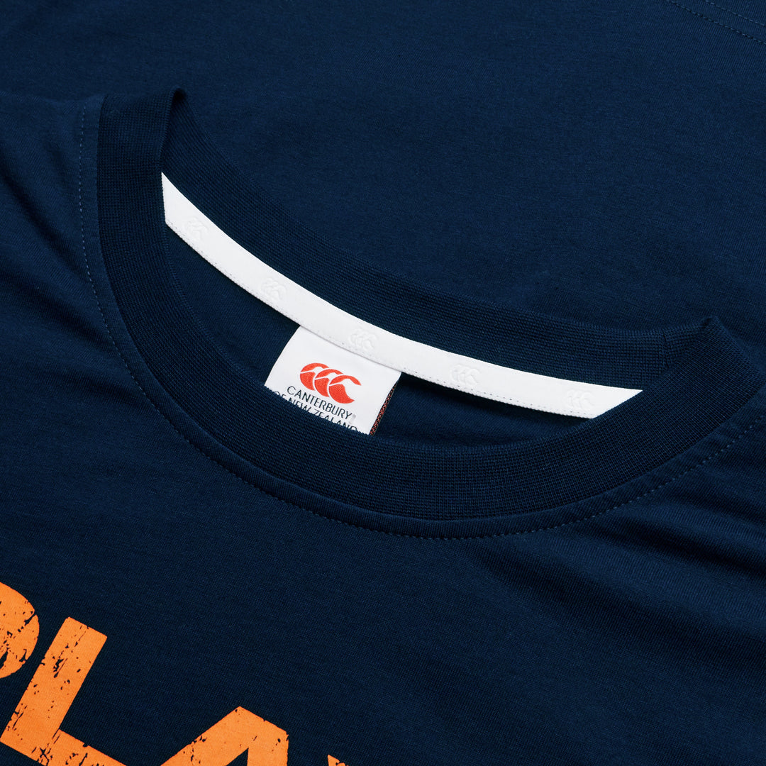 T-shirt unisexe Canterbury Junior No Drop Kicks bleu marine