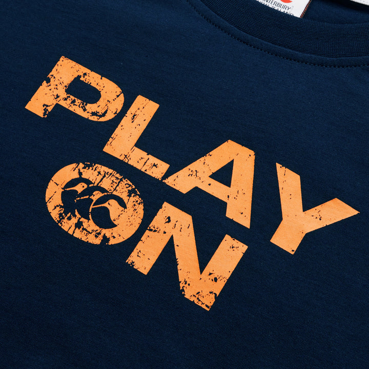 T-shirt unisexe Canterbury Junior No Drop Kicks bleu marine