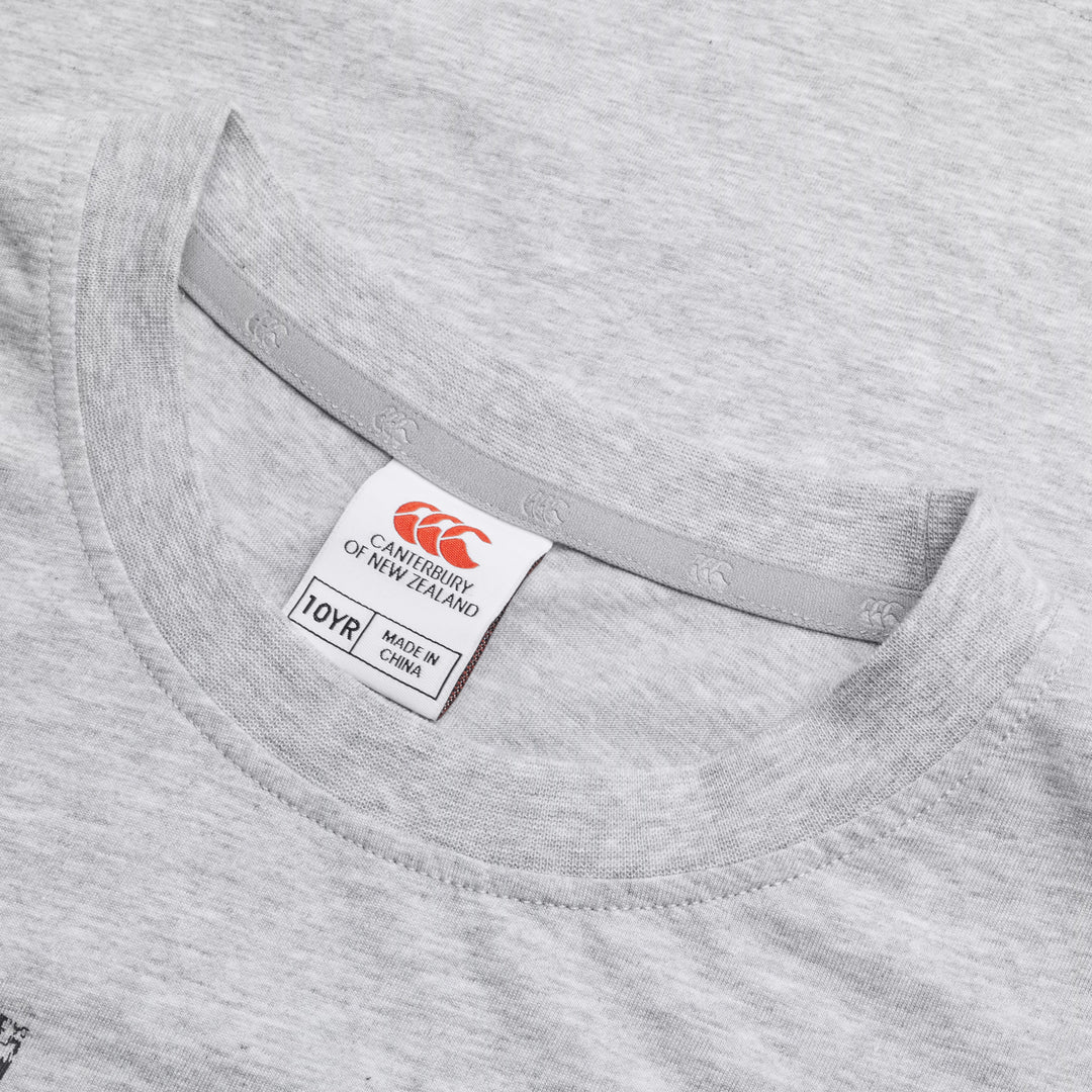 T-shirt unisexe Canterbury Junior No Drop Kicks, gris