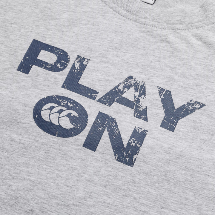 T-shirt unisexe Canterbury Junior No Drop Kicks, gris