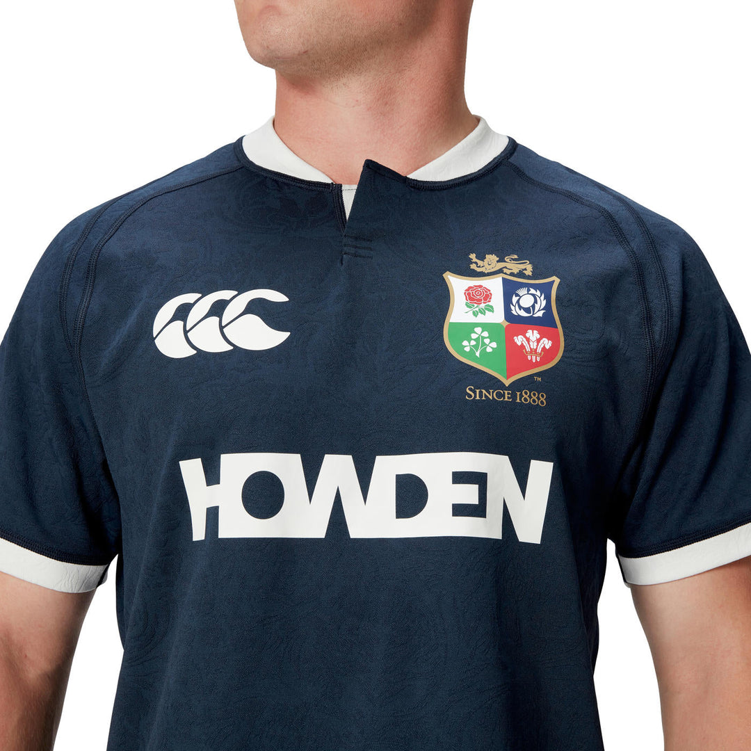 Maillot d’entraînement Canterbury Les Lions Britanniques et Irlandais AU 2025 Bleu Saphir Foncé