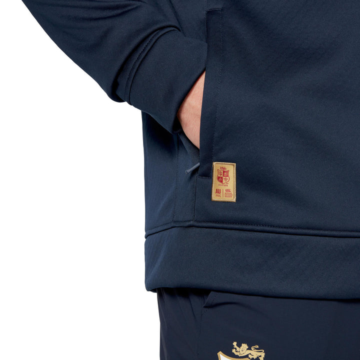 1/4 Zip Fleece Canterbury Les Lions Britanniques et Irlandais Bleu Foncé