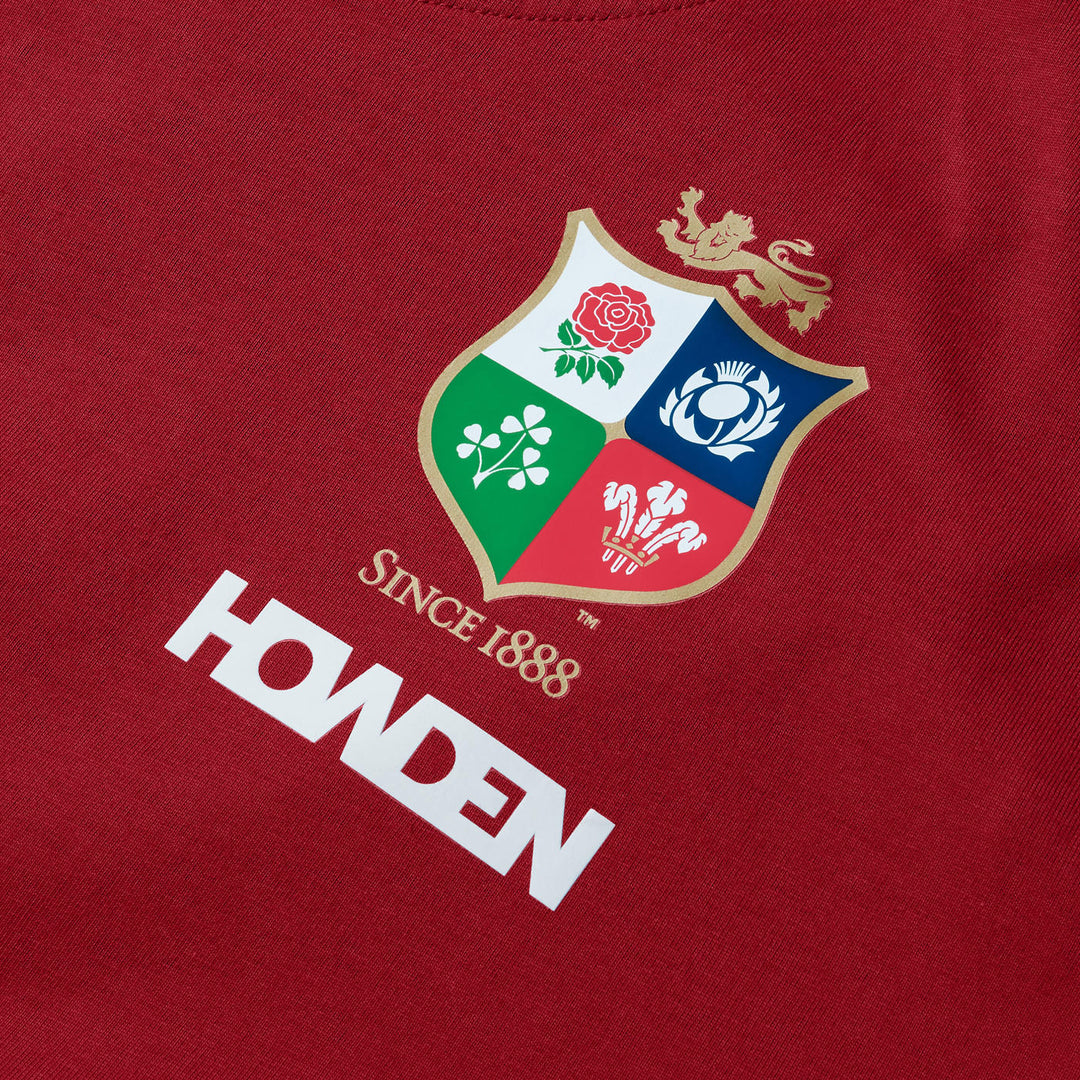 Canterbury T-Shirt Homme Coton Rouge Les Lions Britanniques et Irlandais