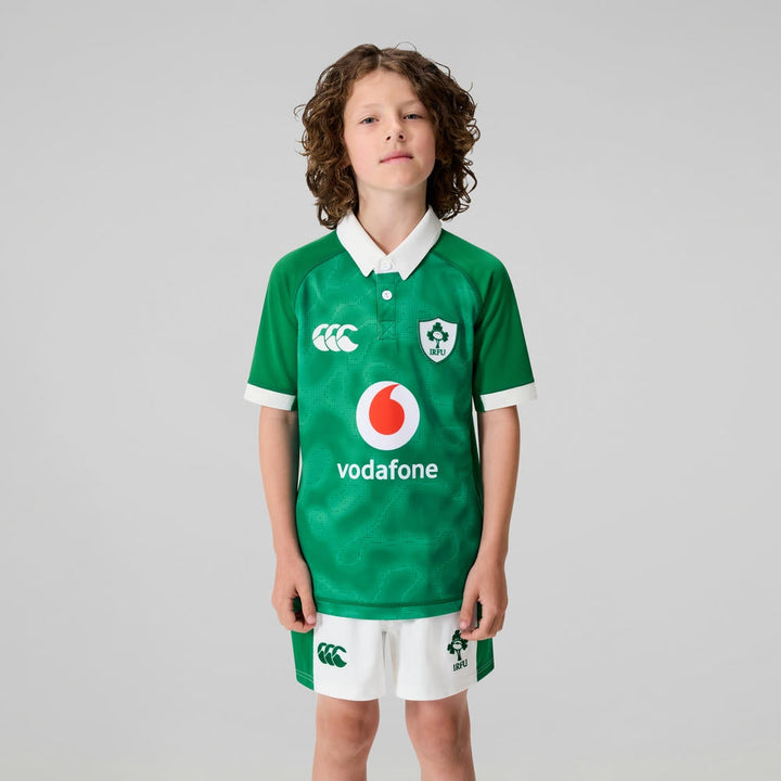 Canterbury Ireland IRFU Rugby Kids Home Pro Shirt 2025/26