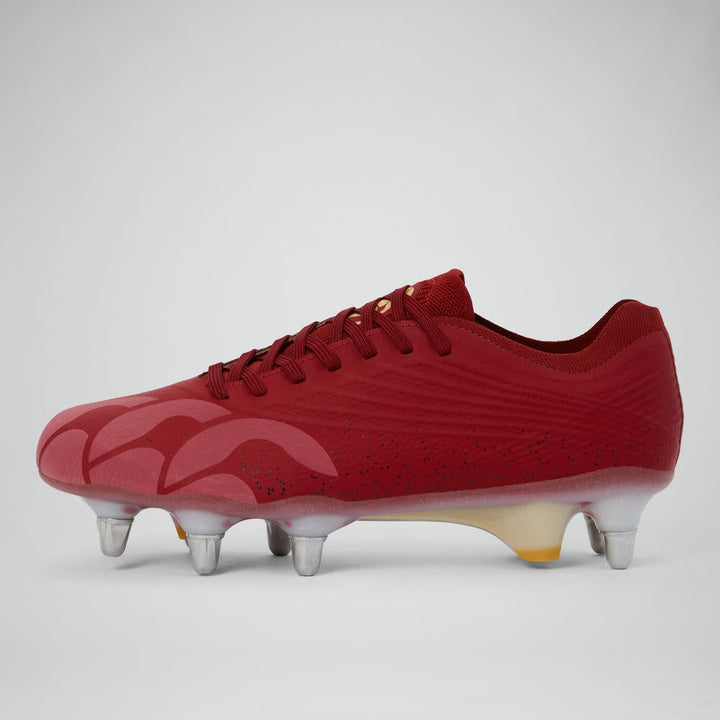 Chaussures de rugby Canterbury Stampede Groundbreak Elite SG rouges