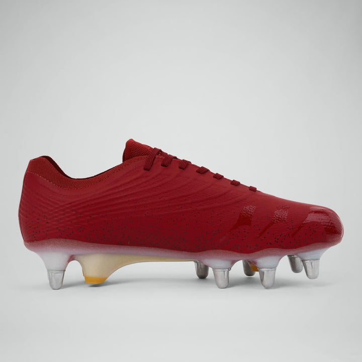 Chaussures de rugby Canterbury Stampede Groundbreak Elite SG rouges