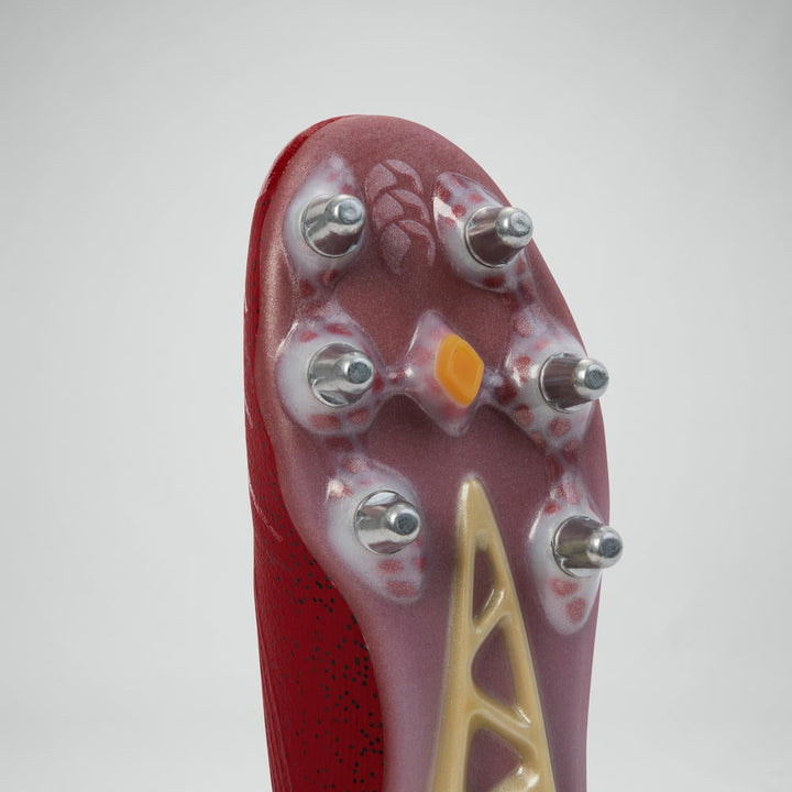 Chaussures de rugby Canterbury Stampede Groundbreak Elite SG rouges