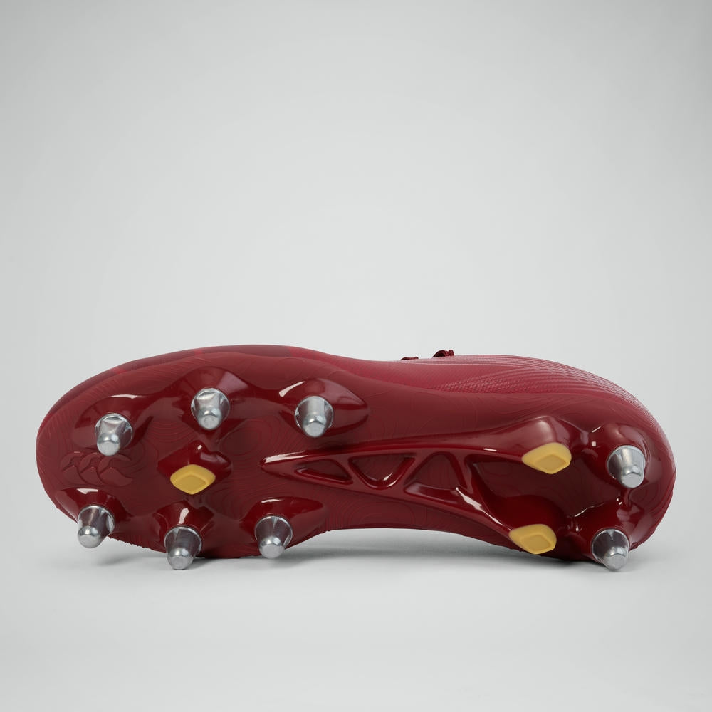 Chaussures de rugby Canterbury Stampede Groundbreak Team SG rouges