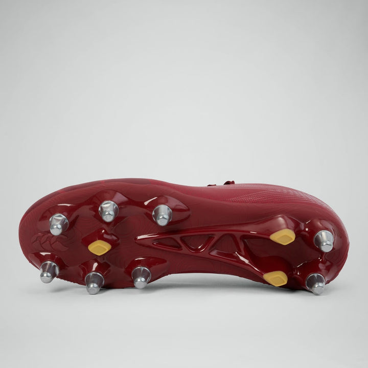 Chaussures de rugby Canterbury Stampede Groundbreak Team SG rouges