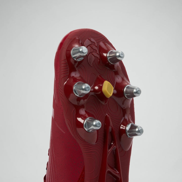 Chaussures de rugby Canterbury Stampede Groundbreak Team SG rouges