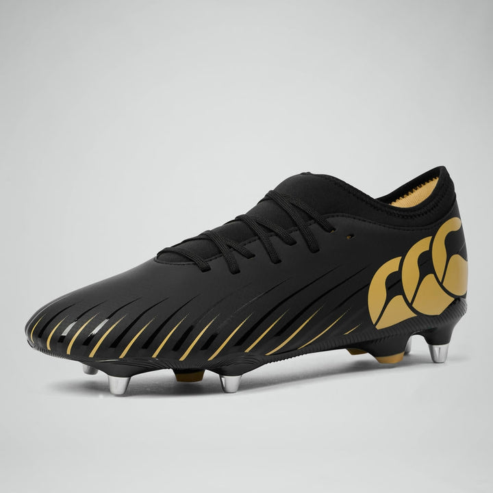 Chaussures de rugby Canterbury Speed ​​Falcon Team SG noires