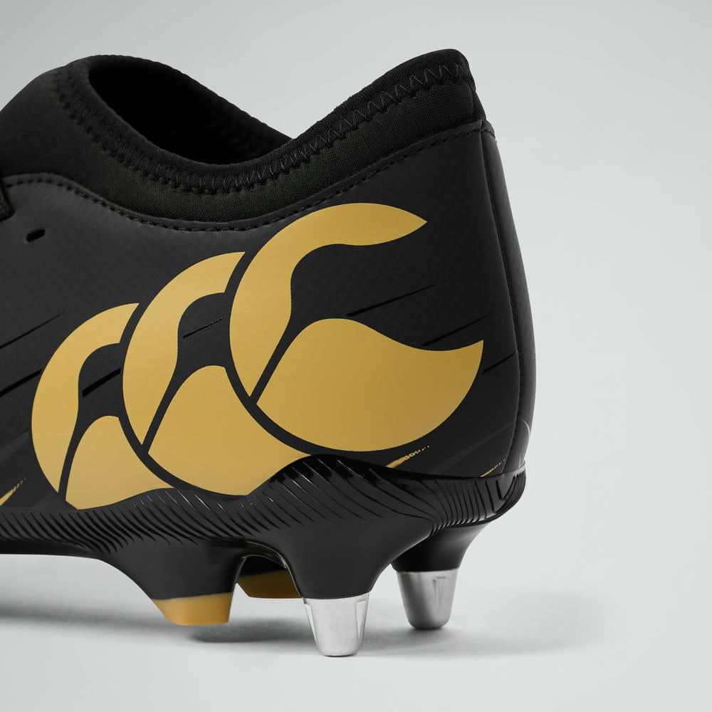 Chaussures de rugby Canterbury Speed ​​Falcon Team SG noires
