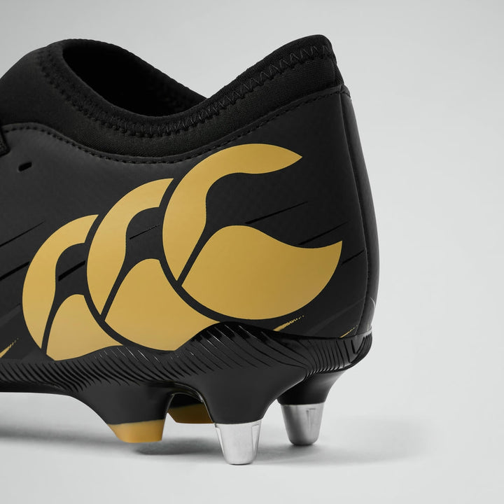Chaussures de rugby Canterbury Speed ​​Falcon Team SG noires