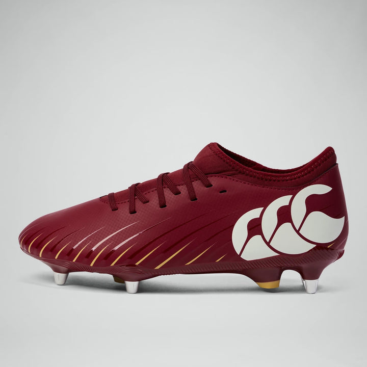 Chaussures de rugby Canterbury Speed ​​Falcon Team SG rouges