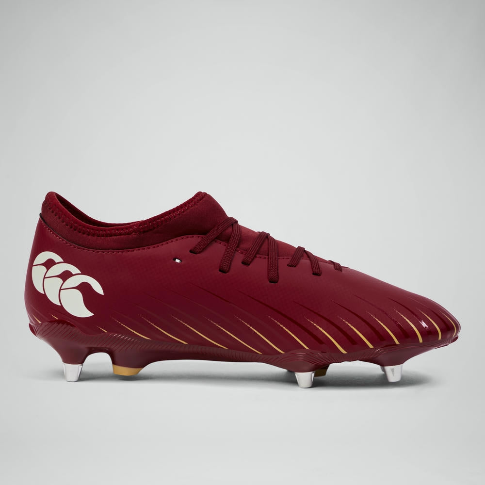 Chaussures de rugby Canterbury Speed ​​Falcon Team SG rouges