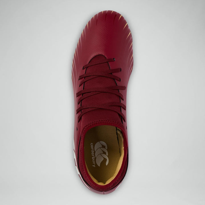 Chaussures de rugby Canterbury Speed ​​Falcon Team SG rouges