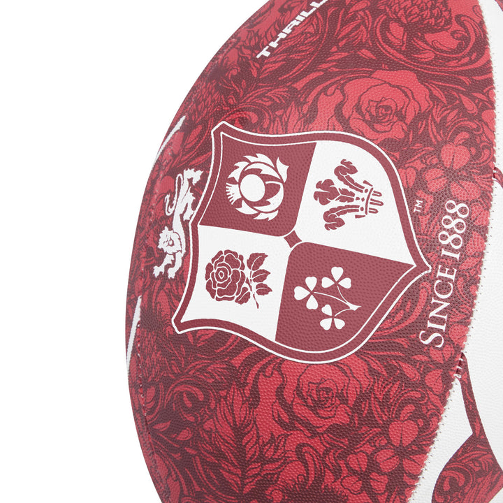 Ballon de rugby Thrillseeker pour supporters des Lions britanniques et irlandais de Canterbury, taille 5