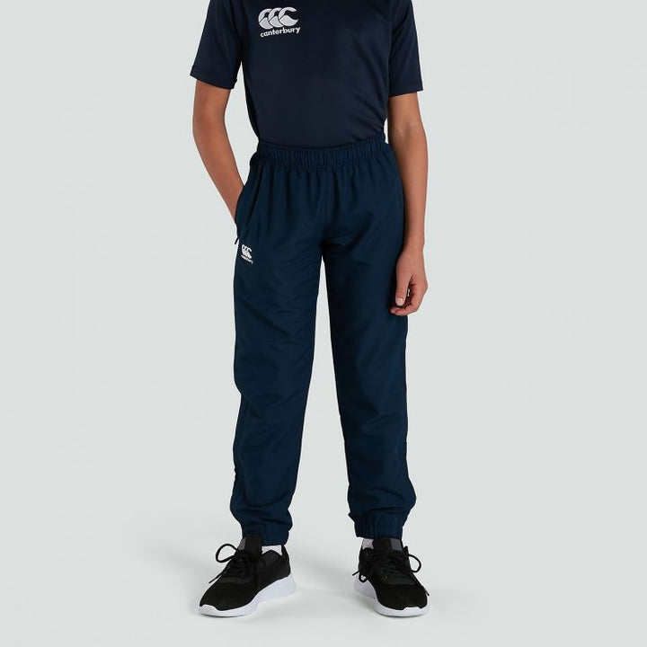 Pantalon de survêtement Canterbury Club à revers fuselés unisexe junior bleu marine