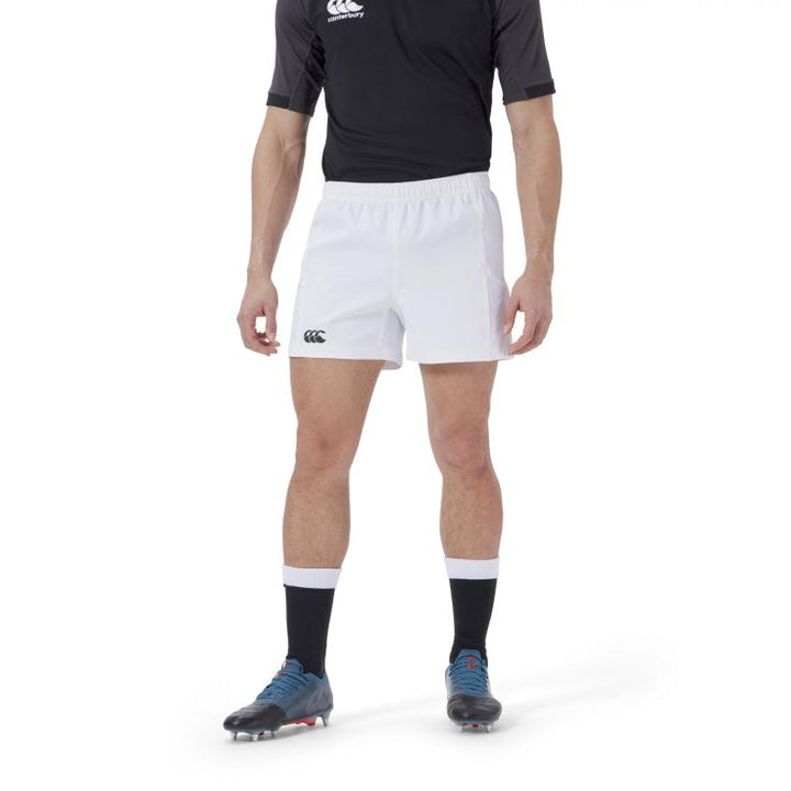 Short de rugby Canterbury Advantage Blanc 2.0