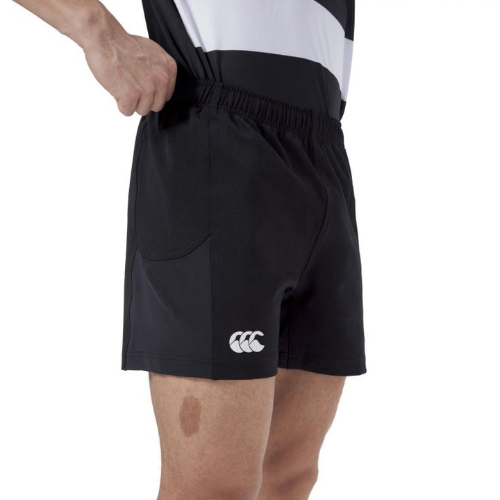 Short de rugby Canterbury Advantage Noir 2.0