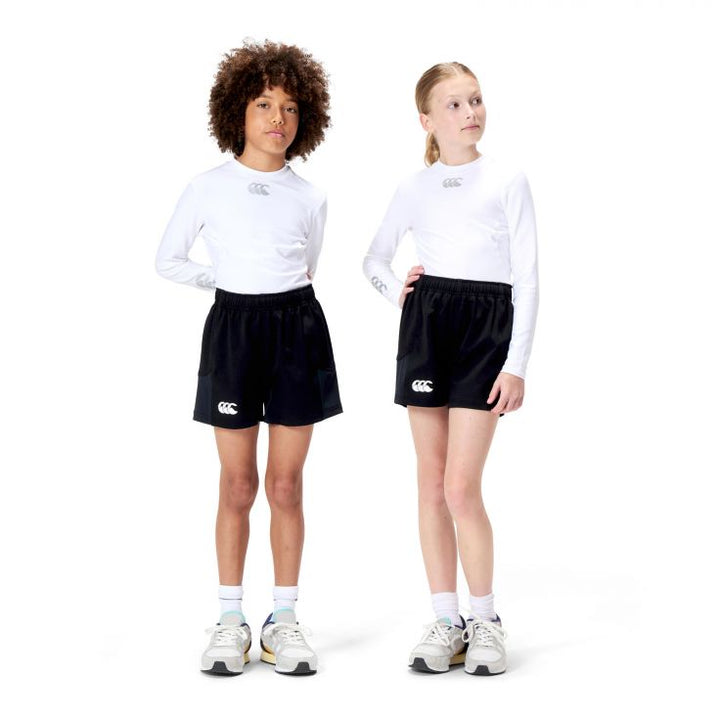 Short Canterbury Advantage 2.0 unisexe pour enfant, noir