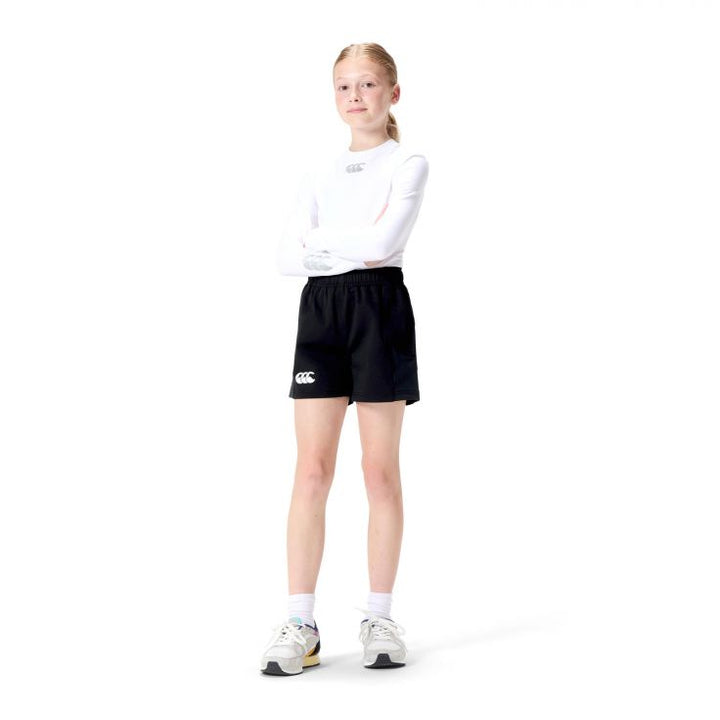 Short Canterbury Advantage 2.0 unisexe pour enfant, noir