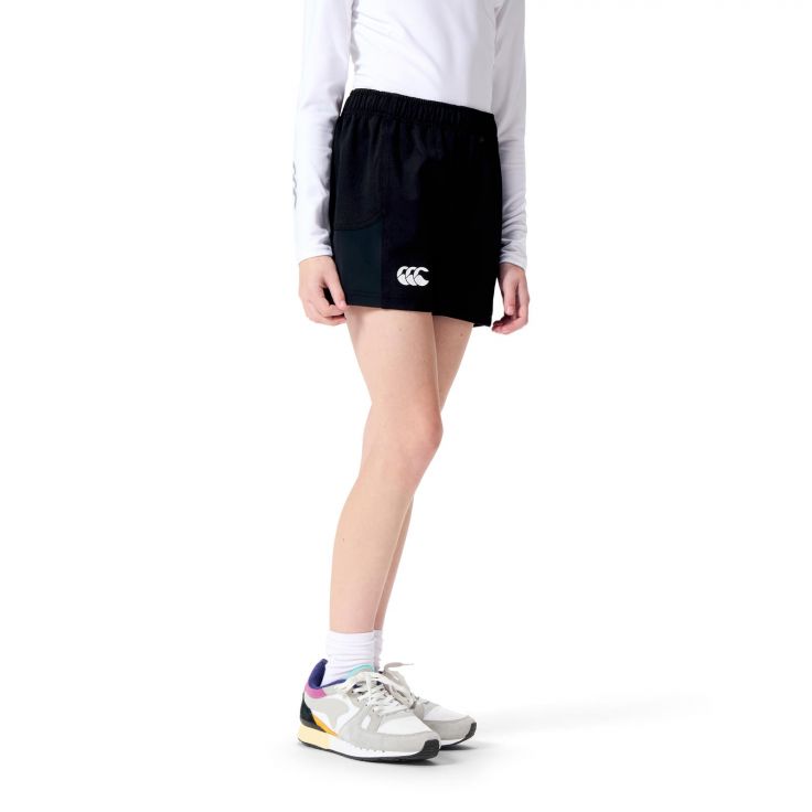 Short Canterbury Advantage 2.0 unisexe pour enfant, noir