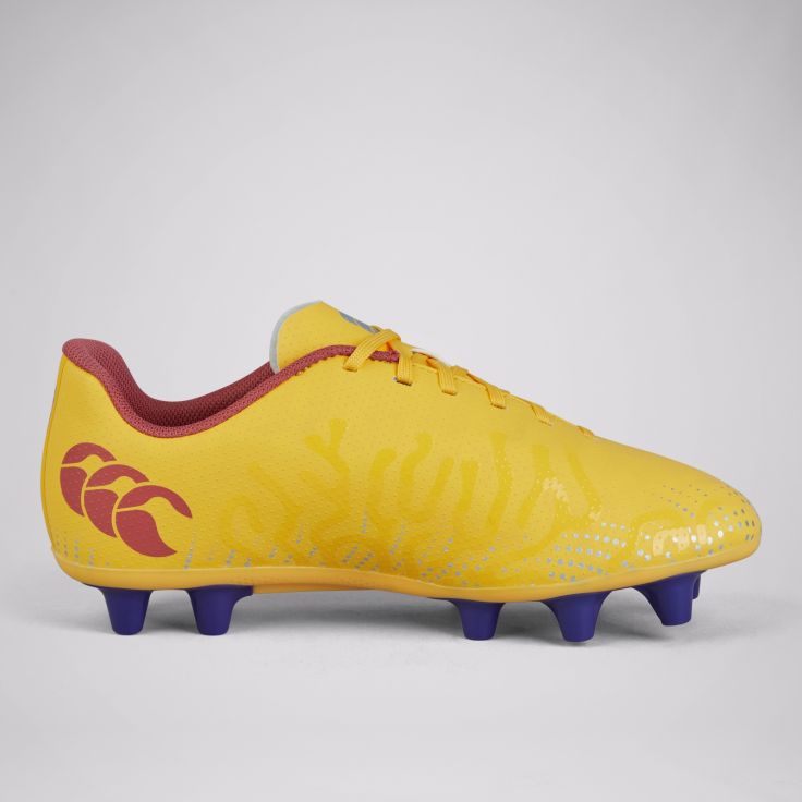 Chaussures de Rugby Canterbury Speed Infinite Team Junior FG Jaune/Orange